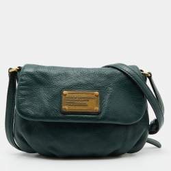 مملوكة مسبقًا Marc By Marc Jacobs Green Leather Classic Q Natasha Crossbody Bag