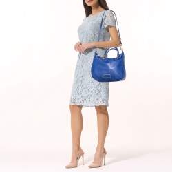 Marc by Marc Jacobs Blue Leather Too Hot to Handle Tote