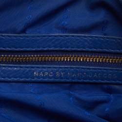 Pre Owned Marc by Marc Jacobs Blue Leather Too Hot to Handle Tote