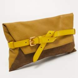 Marc by Marc Jacobs Tri Color Leather and Suede Belt Clutch