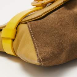 Marc by Marc Jacobs Tri Color Leather and Suede Belt Clutch