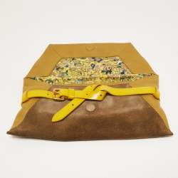 Marc by Marc Jacobs Tri Color Leather and Suede Belt Clutch