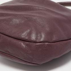 Pre Owned Marc by Marc Jacobs Purple Leather Classic Q Hillier Hobo