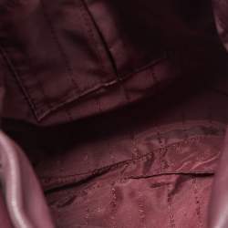 Pre Owned Marc by Marc Jacobs Purple Leather Classic Q Hillier Hobo