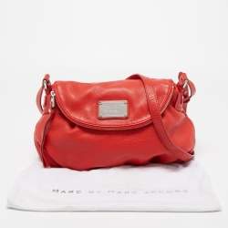 Pre Owned Marc by Marc Jacobs Red Leather Classic Q Natasha Crossbody Bag