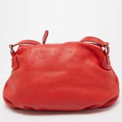 Pre Owned Marc by Marc Jacobs Red Leather Classic Q Natasha Crossbody Bag