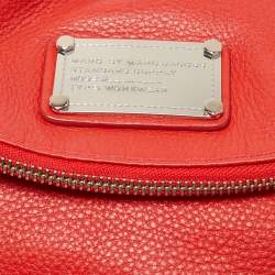 Pre Owned Marc by Marc Jacobs Red Leather Classic Q Natasha Crossbody Bag