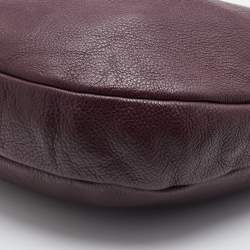 Pre Owned Marc by Marc Jacobs Burgundy Leather Classic Q Hillier Hobo