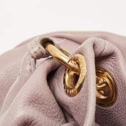 Pre Owned Marc by Marc Jacobs Lilac Leather Classic Q Hillier Hobo