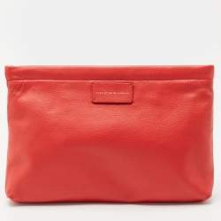 Marc by Marc Jacobs Red Leather Can't Clutch