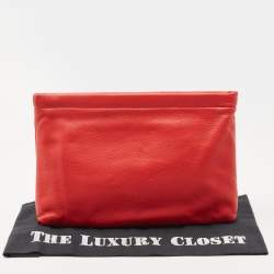 Marc by Marc Jacobs Red Leather Can't Clutch