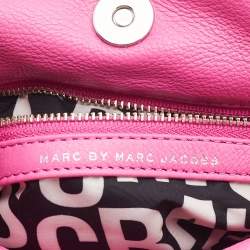 Marc by Marc Jacobs Pink Leather Classic Q Hillier Hobo