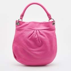Marc by Marc Jacobs Pink Leather Classic Q Hillier Hobo