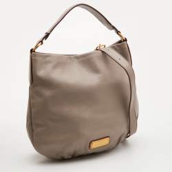 Pre Owned  Marc by Marc Jacobs Taupe Leather Classic Q Hillier Hobo