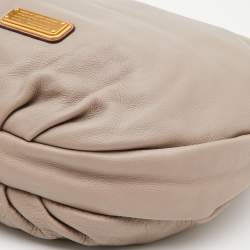 Pre Owned  Marc by Marc Jacobs Taupe Leather Classic Q Hillier Hobo