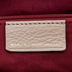 Pre Owned  Marc by Marc Jacobs Taupe Leather Classic Q Hillier Hobo