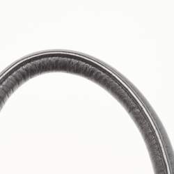 Pre Owned Marc by Marc Jacobs Black Leather Grommete Tote