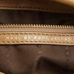 Pre Owned Marc by Marc Jacobs Brown Leather Too Hot to Handle Tote Bag