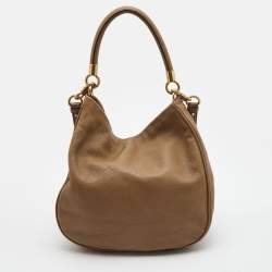 Pre Owned Marc by Marc Jacobs Brown Leather Too Hot to Handle Tote Bag
