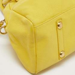 Pre Owned حقيبة مارك باي مارك جاكوبس "كلاسي ك كيو بيبي ايدن" ساتشيل جلد أخضر موس داكن