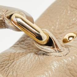 Marc by Marc Jacobs Beige Leather Foldable Top Handle Bag