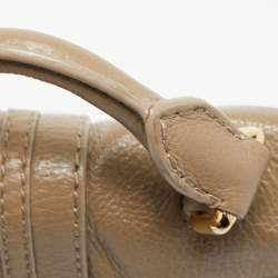 Marc by Marc Jacobs Beige Leather Foldable Top Handle Bag