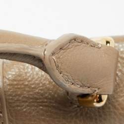 Marc by Marc Jacobs Beige Leather Foldable Top Handle Bag