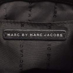 Marc by Marc Jacobs Red/Black Stripe Leather Percy Flap Crossbody Bag