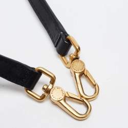 Pre Owned Marc by Marc Jacobs Black/Light Yellow Leather Zip Tote