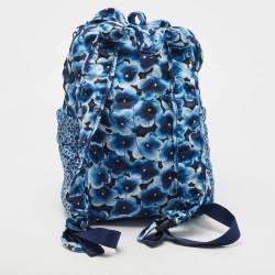 مملوكة مسبقًا Marc by Marc Jacobs Blue Floral Nylon Backpack