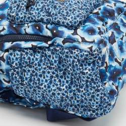 مملوكة مسبقًا Marc by Marc Jacobs Blue Floral Nylon Backpack
