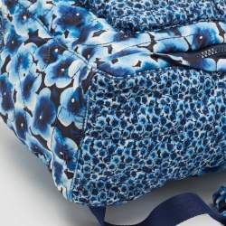 مملوكة مسبقًا Marc by Marc Jacobs Blue Floral Nylon Backpack