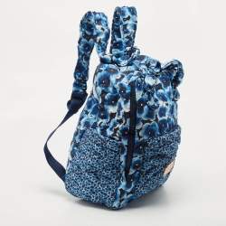 مملوكة مسبقًا Marc by Marc Jacobs Blue Floral Nylon Backpack