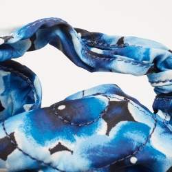 مملوكة مسبقًا Marc by Marc Jacobs Blue Floral Nylon Backpack