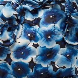 مملوكة مسبقًا Marc by Marc Jacobs Blue Floral Nylon Backpack