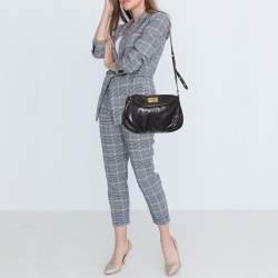 Pre Owned Marc by Marc Jacobs Black Leather Classic Q Natasha Crossbody Bag
