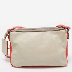 مملوكة مسبقًا Marc by Marc Jacobs Grey/Red Leather Werdie Camera Crossbody Bag