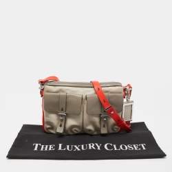 مملوكة مسبقًا Marc by Marc Jacobs Grey/Red Leather Werdie Camera Crossbody Bag