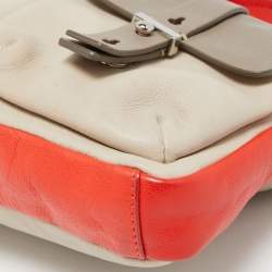 مملوكة مسبقًا Marc by Marc Jacobs Grey/Red Leather Werdie Camera Crossbody Bag