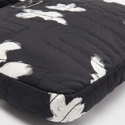 Pre Owned Marc By Marc Jacobs Black Printed Nylon Pretty 15 Laptop Bag