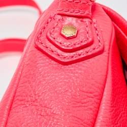 Marc by Marc Jacobs Neon Red Leather Classic Q Karlie Crossbody Bag