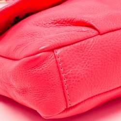 Marc by Marc Jacobs Neon Red Leather Classic Q Karlie Crossbody Bag
