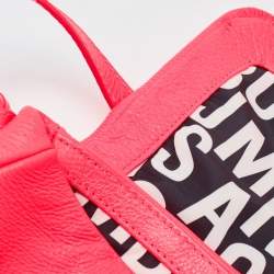 Marc by Marc Jacobs Neon Red Leather Classic Q Karlie Crossbody Bag