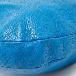 Pre Owned Marc by Marc Jacobs Blue Leather Classic Q Hillier Hobo
