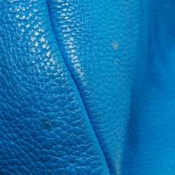 Pre Owned Marc by Marc Jacobs Blue Leather Classic Q Hillier Hobo