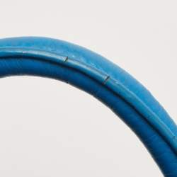 Pre Owned Marc by Marc Jacobs Blue Leather Classic Q Hillier Hobo