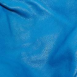 Pre Owned Marc by Marc Jacobs Blue Leather Classic Q Hillier Hobo