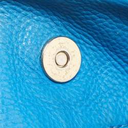 Pre Owned Marc by Marc Jacobs Blue Leather Classic Q Hillier Hobo