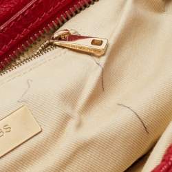 Marc Jacobs Red Quilted Patent Leather Ursula Satchel
