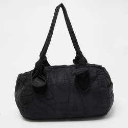Marc by Marc Jacobs Black Nylon Pretty Boston Bag